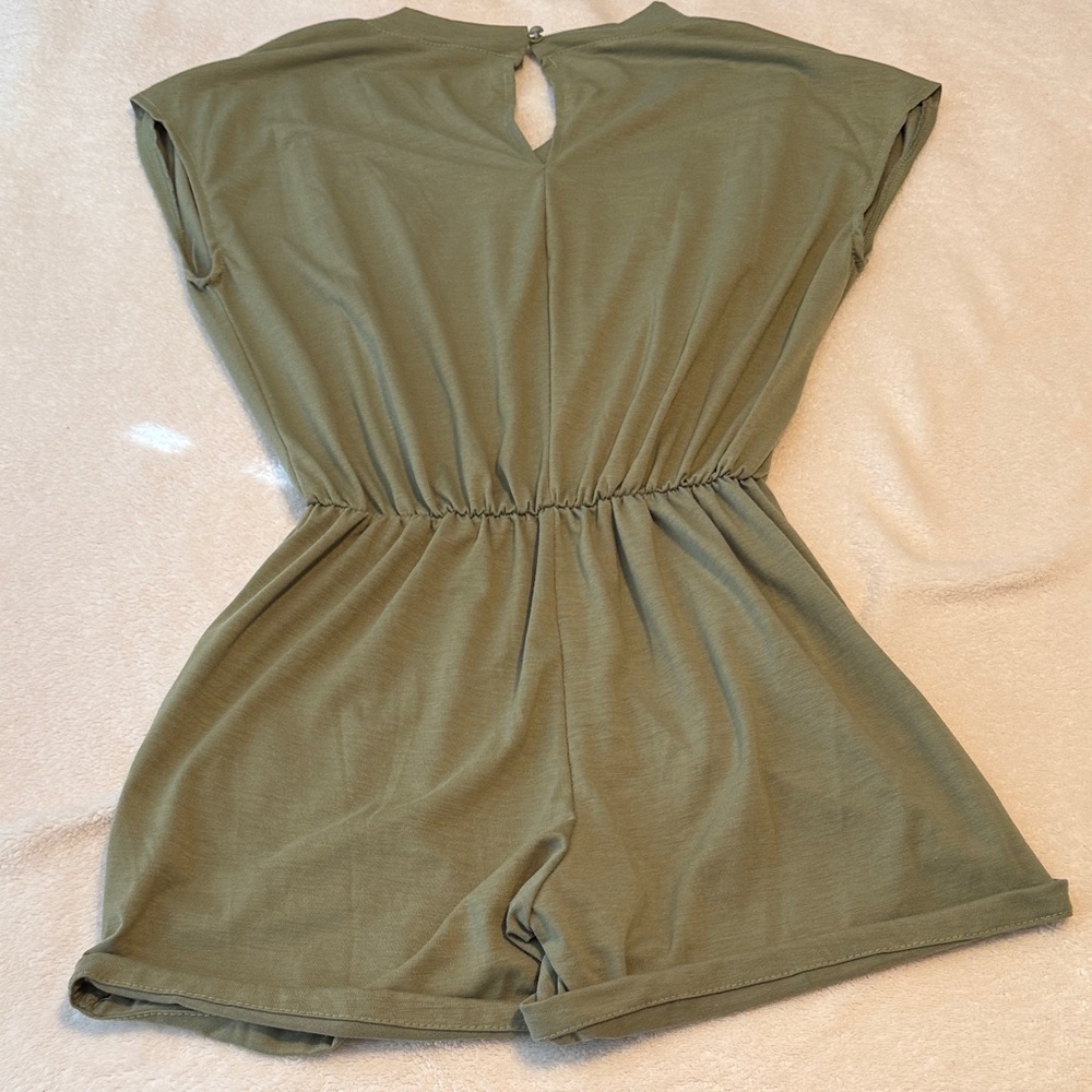 Olive Green Jumpsuit - Picture 3 of 11